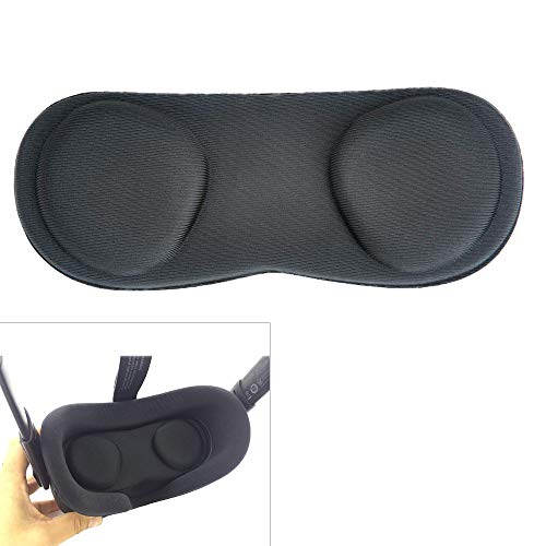 Mwoot Reemplazo para la Cubierta Protectora de la Lente VR Cubierta a Prueba de Polvo para Oculus Quest, Funda Protectora Lavable - Negro