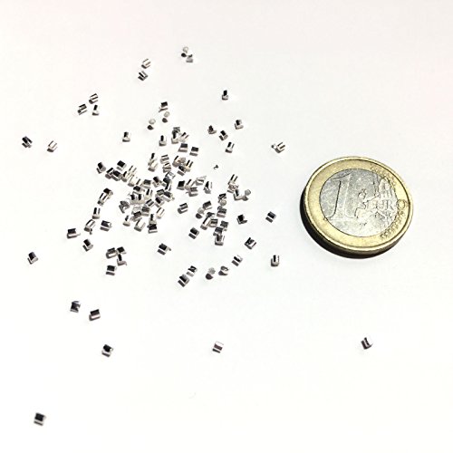 My Sunshine: – Lote de 100 Tubo de posicionamiento 1.2 mm para crear des Bijoux