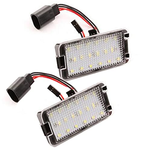 NA Luces LED para matrícula de Coche 3528SMD compatibles con 99-05 Seat Leon 1M 04-09 Altea Arosa Cordoba MK1 MK2 Ibiza Toledo 5P