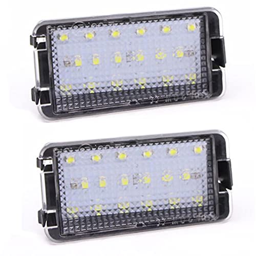 NA Luces LED para matrícula de Coche 3528SMD compatibles con 99-05 Seat Leon 1M 04-09 Altea Arosa Cordoba MK1 MK2 Ibiza Toledo 5P