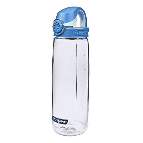 Nalgene OTF - Bidón de acampada y senderismo, color azul/transparente, 0,65 L