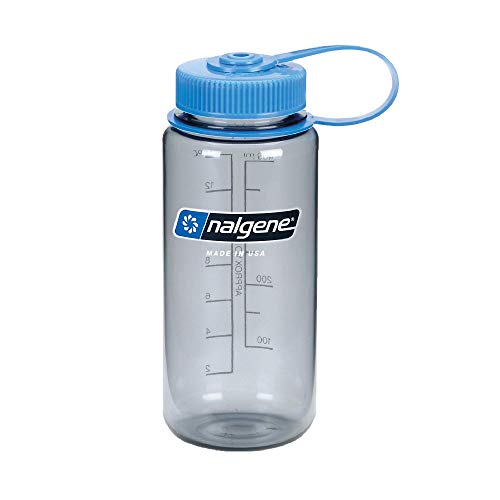 Nalgene Trinkflasche Everyday Weithals, Bidón con Boca Ancha, Gris (Gris), 0,4 litros