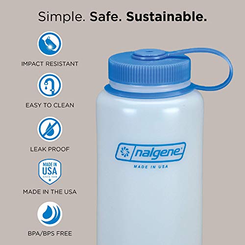 Nalgene Trinkflasche Everyday Weithals Silo Botella Fitness y Ejercicio Unisex Adulto, Azul-Azul, 1,5 L