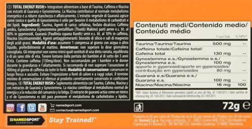 Namedsport Suplemento Dietético "Total Energy Rush" - 60 Tabletas