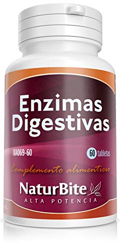 Naturbite Enzimas Digestivas - 60 Tabletas, 32 g