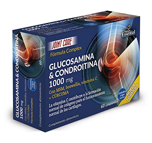 Nature Essential Glucosamina, Condroitina y MSM 1000mg - 60 Comprimidos