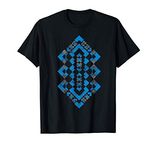 Navajo Geometric Tribal Pattern Earth Toned Tribal Camiseta