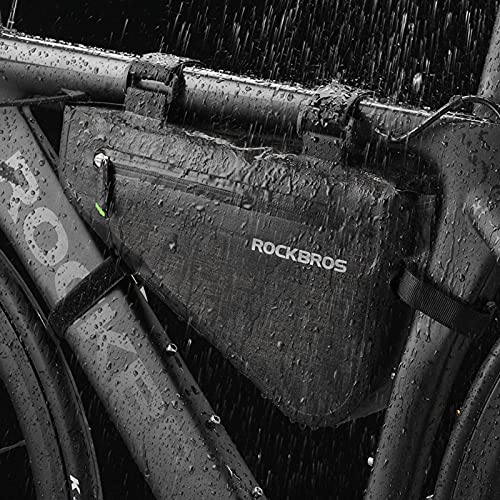 N\C Bolsa para portabicicletas,Bolsa Reflectante para Cuadro de Bicicleta de montaña de Gran Capacidad a Prueba de Lluvia,Bolsa para Bicicleta de Carretera,Bolsa Triangular,Bolsa Impermeable para