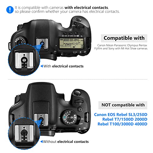Neewer Flash Inalámbrico Speedlite para Canon Nikon Sony Panasonic Olympus Fujifilm y Cámaras DSLR con Zapata Estándar, Pantalla LCD, Sistema Inalámbrico 2,4G y Transmisor (NW580)