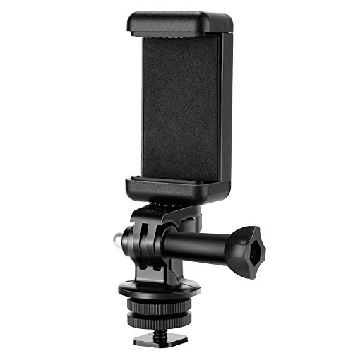 Neewer Kit Adaptador 3 en 1 Para Cámaras DSLR, Incluye Soporte de Zapata, Adaptador Gopro y Soporte Universal Para Teléfono Móvil o Gopro Hero 9 8 7 6 5