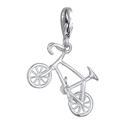 Nenalina plata charm colgante bicicleta para collares y pulseras para mujer 713196-000