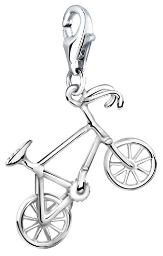 Nenalina plata charm colgante bicicleta para collares y pulseras para mujer 713196-000