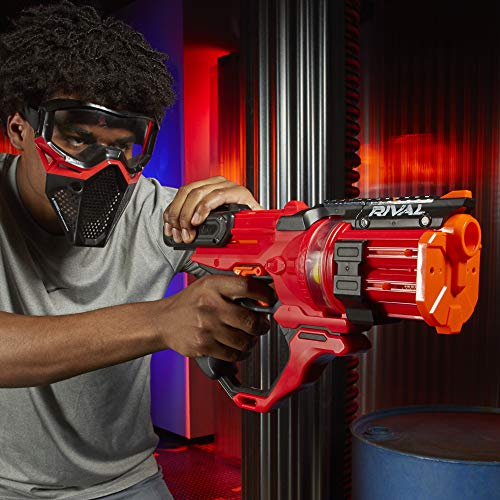 Nerf Rival Roundhouse XX-1500-Bolas de Espuma Oficiales, Color Rojo (Hasbro E6638FR0)