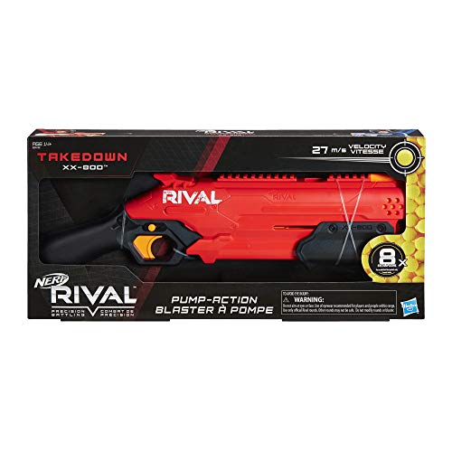 Nerf Rival Takedown XX-800-Bola de Espuma Oficial (1 Unidad), Color Rojo (Hasbro E8446FR0)