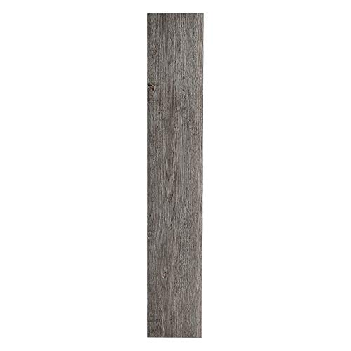 neu.holz Pisos de Vinilo-PVC Decorativo Diseño de Pisos laminados 42 planchas Decorativas = 5,85 m² Suelo Autoadhesivo Roble Gris Alaska (Grey Alaska Oak)