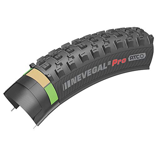 Neumático para Bicicleta Nevegal 2 Pro ATC - 29 x 2.40 - Neumático con Goma de Doble Banda Anti Pinchazos y Roturas - Compuesto EN-DTC - Carcasa Advanced Trail - Cinturón de K-Armor - Kenda