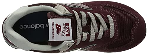 New Balance 574 Core, Zapatillas Hombre, Rojo (Burgundy), 40.5 EU