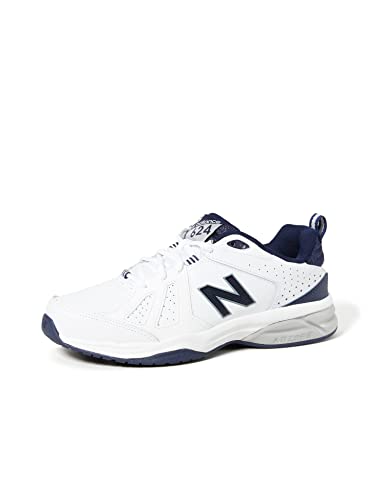 New Balance 624v5, Cross Trainer Hombre, Blanco (White), 55 EU