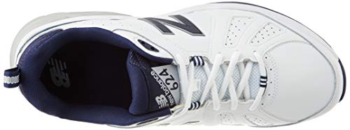 New Balance 624v5, Cross Trainer Hombre, Blanco (White), 55 EU