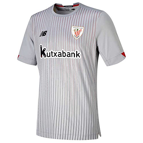 New Balance AC Bilbao Segunda Equipación 2020-2021 Niño, Camiseta, Grey, Talla L (147-158)