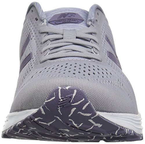 New Balance Arishi V1 Fresh Foam, Zapatillas para Correr Mujer, Gris Claro Y Morado, 35 EU