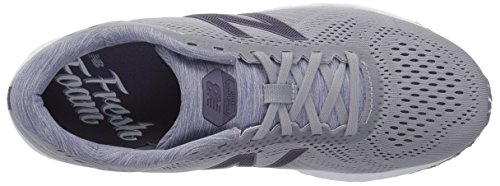 New Balance Arishi V1 Fresh Foam, Zapatillas para Correr Mujer, Gris Claro Y Morado, 35 EU