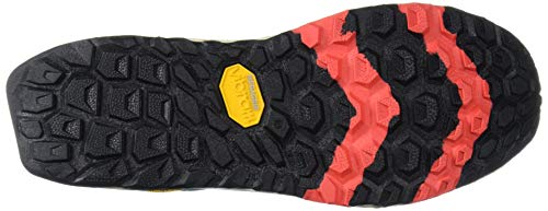 New Balance Hierro V5 Fresh Foam, Zapatillas para Carreras de montaa Mujer, Cera Azul Toro Rojo, 39.5 EU
