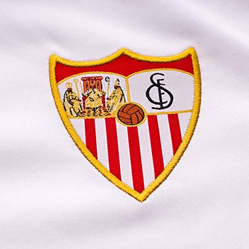 New Balance Sevilla FC Primera Equipación 2016-2017 Niño, Conjunto, Blanco-Rojo, Talla SB