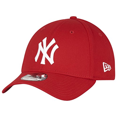 New Era 39Thirty League Basic New York Yankees, Gorra para Hombre, Rojo (Scarlet/White), M/L
