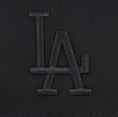 New Era Angeles Dodgers 9forty Adjustable Cap League Essential Black On Black - One-Size