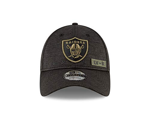 New Era Los Angeles Raiders 9twenty Cap Salute To Service 2020 Black - One-Size