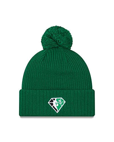 New Era - NBA Boston Celtics 2021 Tip Off Knit Bobble Beanie - Verde, verde, Talla única