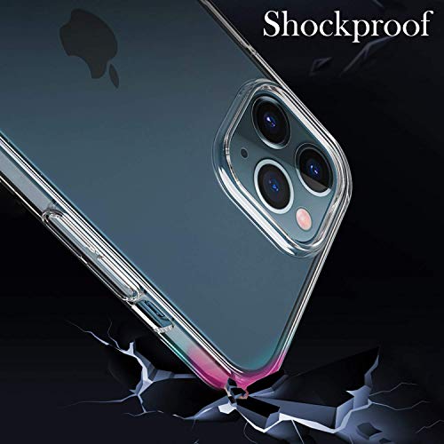 NEW'C Funda para iPhone 12 Pro MAX (6.7"), Anti-Choques y Anti-Arañazos, Silicona TPU, HD Clara