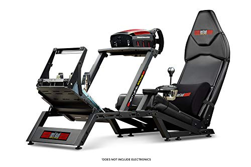 Next Level Racing F Cockpit, Aleación de Acero, Black, Dimensiones – Fórmula 170 x 60 x 100 cm.GT 140 x 60 x 125 cm