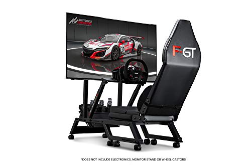 Next Level Racing F Cockpit, Aleación de Acero, Black, Dimensiones – Fórmula 170 x 60 x 100 cm.GT 140 x 60 x 125 cm