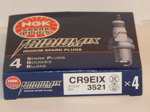 NGK - 4 nuevas bujías de iridio Iridium CR9EIX