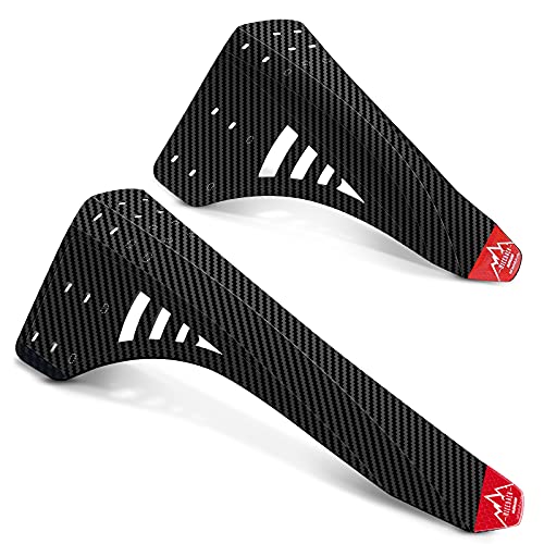 NICEDACK MTB Guardabarros, Bicicleta de montaña Bicicleta de montaña Guardabarros Juego de Mudguard de Bicicleta Fit 16" 20 26 27.5 28 29 Pulgadas Fat Bike, mud Guard Cuesta Abajo Guardabarros MTB