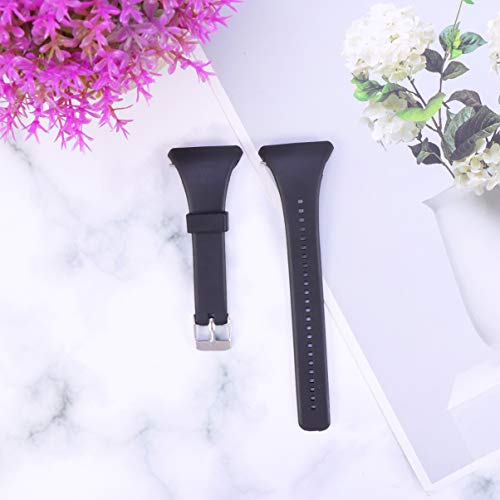 NICERIO Correa de Reloj Compatible con Polar FT4/FT7 - Correa de Repuesto de Plástico Correa de Muñeca de Liberación Rápida Correa de Recambio para Hombres y Mujeres (Negro)