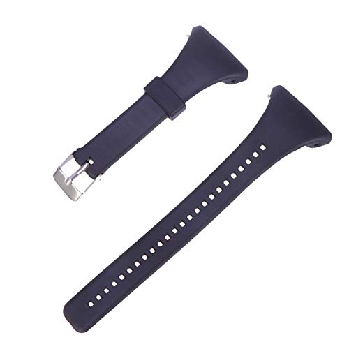 NICERIO Correa de Reloj Compatible con Polar FT4/FT7 - Correa de Repuesto de Plástico Correa de Muñeca de Liberación Rápida Correa de Recambio para Hombres y Mujeres (Negro)