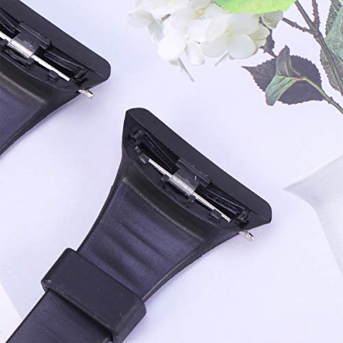 NICERIO Correa de Reloj Compatible con Polar FT4/FT7 - Correa de Repuesto de Plástico Correa de Muñeca de Liberación Rápida Correa de Recambio para Hombres y Mujeres (Negro)