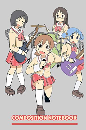 Nichijou My Ordinary Life The Band Notebook: (110 Pages, Lined, 6 x 9)