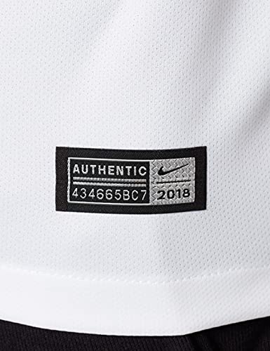 NIKE 2018 Poland Stadium Home - Partes de Arriba de Ropa Deportiva para fútbol (Adulto, Masculino, Camisa, Blanco, M, SML)