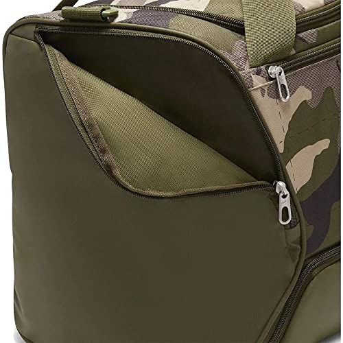 NIKE Bolsa Brasilia Camo Training Caqui Verde