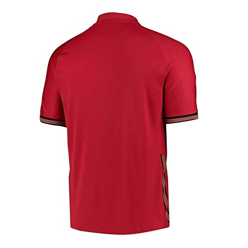 NIKE Fpf M Nk BRT Stad JSY SS Hm Camiseta de Manga Corta, Hombre, Gym Red/Metallic Gold