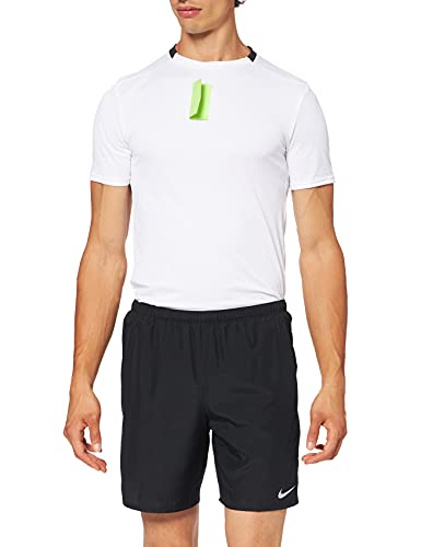 NIKE M NK DF Challenger Short 7BF Shorts, Black/(Reflective silv), XL Mens