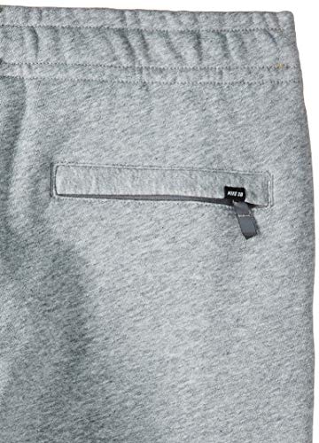 NIKE M Nk SB Icon FLC Essntl Pantalón, Hombre, dk Grey Heather/Black, XL