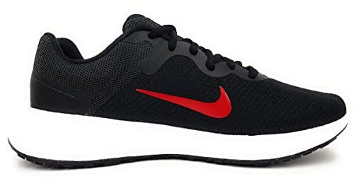 Nike Revolution 6, Road Running Shoe Hombre, Black/University Red-Anthracite, 43 EU