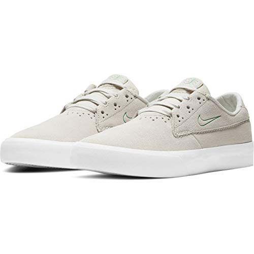 Nike Sb Shane Zapato de skate para hombre, Summit Blanco/Verde Lucky, 45 EU