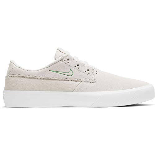 Nike Sb Shane Zapato de skate para hombre, Summit Blanco/Verde Lucky, 45 EU