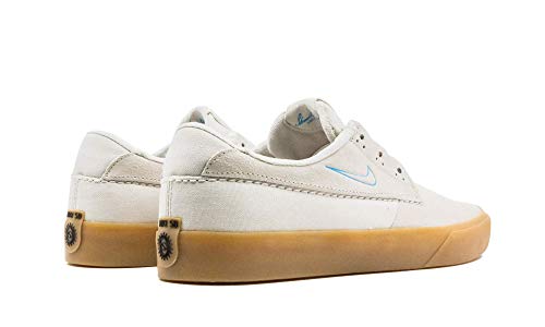 Nike Sb Shane Zapatos de skate para hombre Bv0657-101, Blanco (Blanco/Láser Azul-blanco-goma Marrón Claro), 43.5 EU